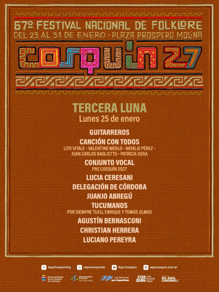 Tercera luna, lunes 25 de enero