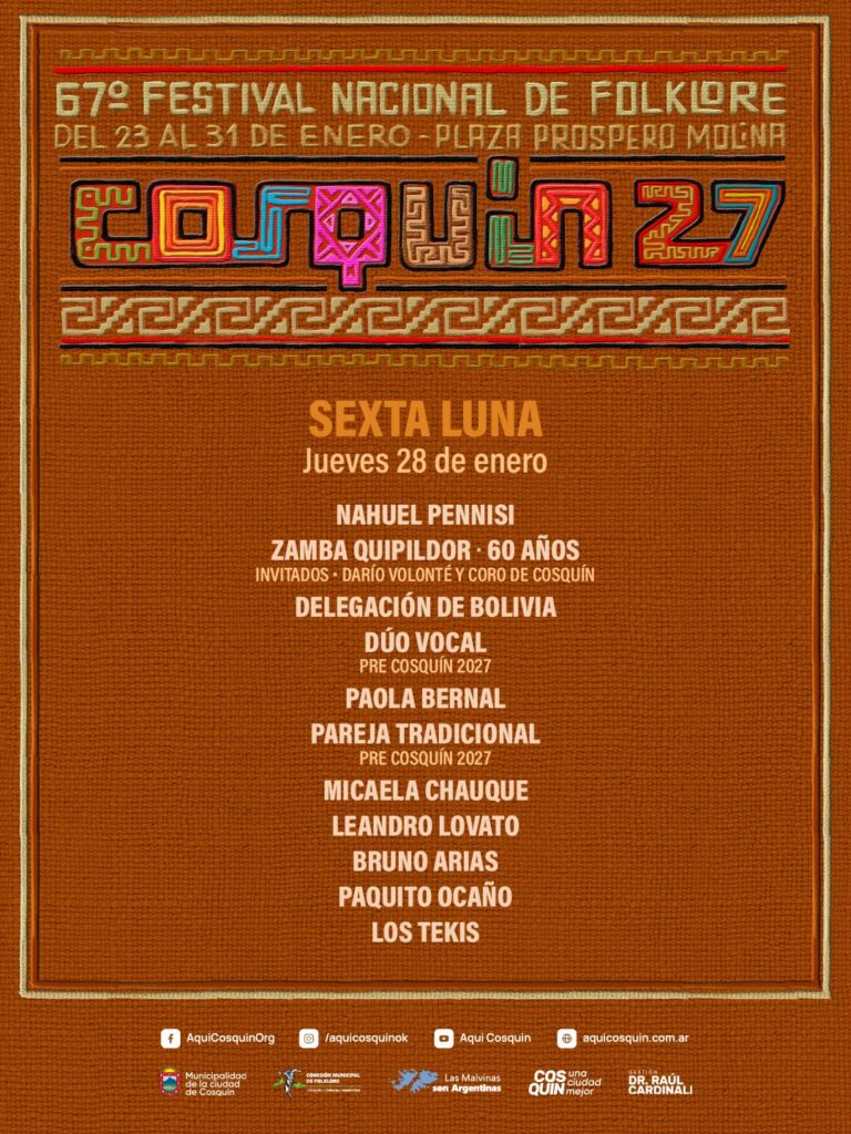 Sexta luna, jueves 28 de enero