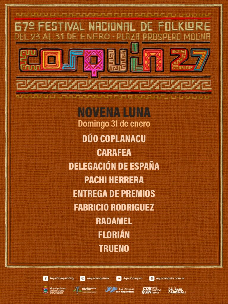 Novena luna, domingo 31 de enero